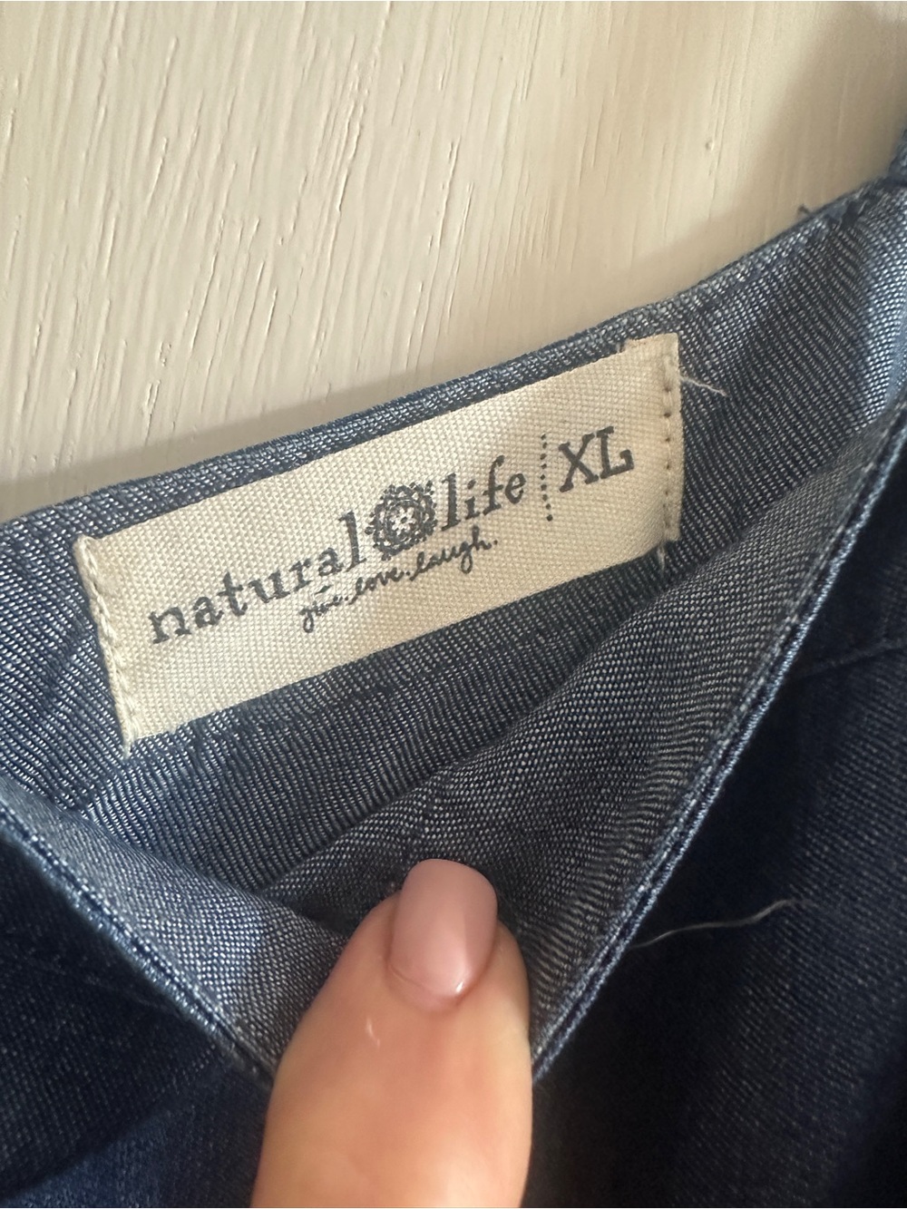 NATURAL LIFE Navy Blue Maxi Sundress with Adjustable Straps - Picture 3 of 3